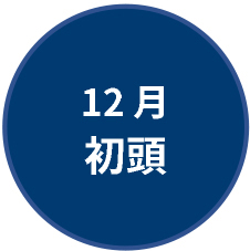 12月初頭